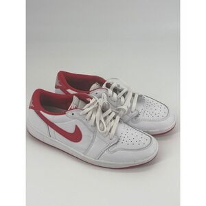 Nike Air Jordan 1 Low White Red Mens Basketball Sneakers CZ0790 161 US 11 EUR 46